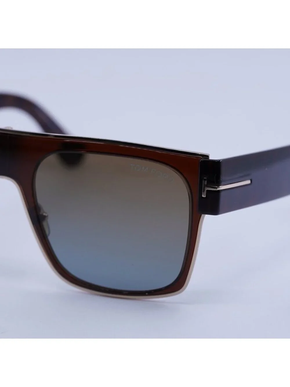 Tom Ford Edwin FT1073 48F Sunglasses Brown / Havana Square Frame, Brown Lenses